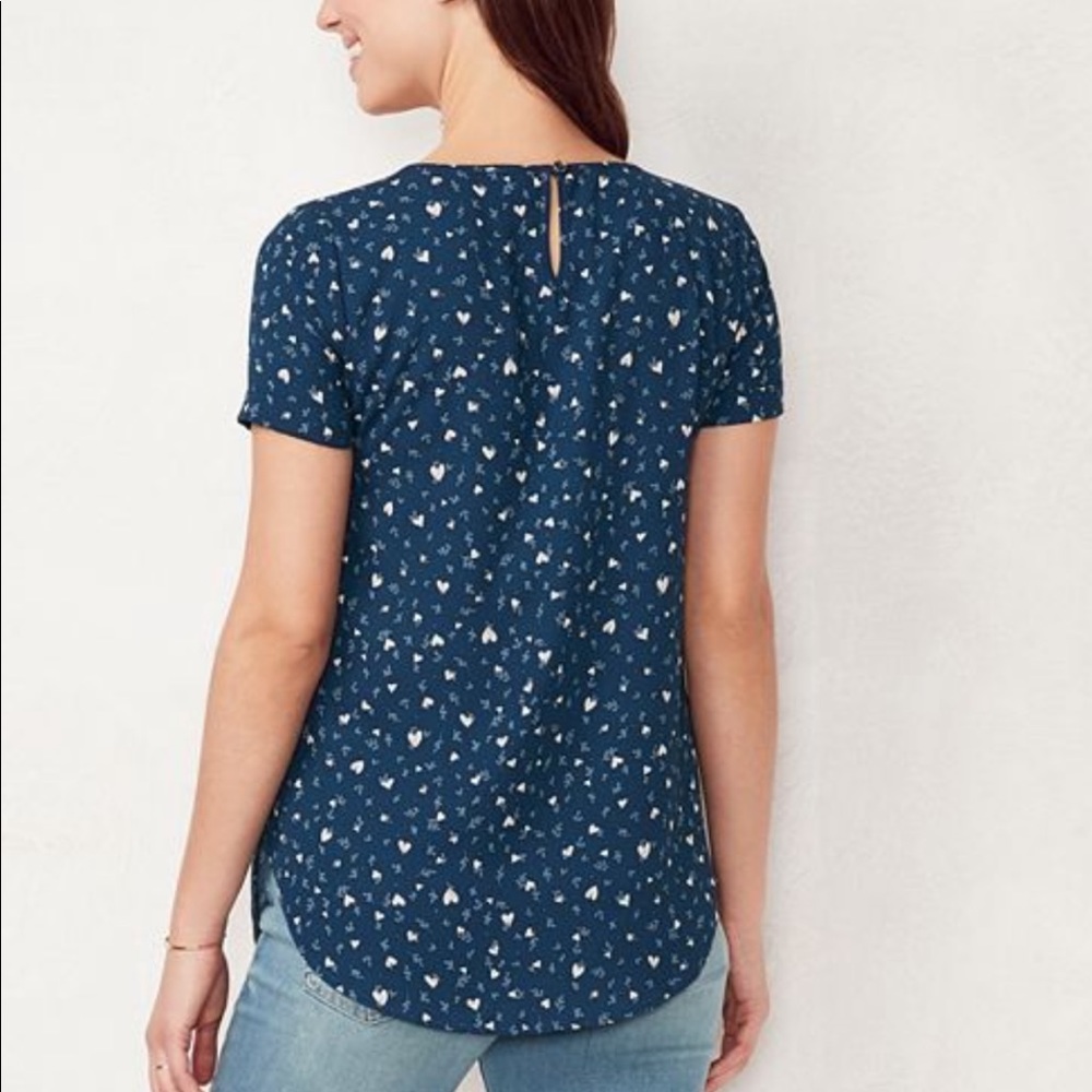 LC Lauren Conrad Keyhole Tee